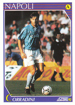 Giancarlo Corradini SSC Napoli Score 92 Seria A #193